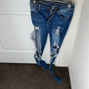 Dark washed jeans